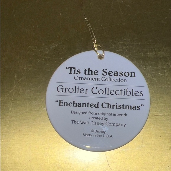 Disney Beauty and the Beast Ornament - Red and White - Picture 5 of 5